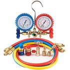 R410a 3-way Ac Manifold Gauge Set For R410a R22 R134a R404a W  Hoses