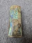 Vintage Cigarette Lighter Case Abalone