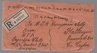 1913 Straits Settlement Singapore Cover To India