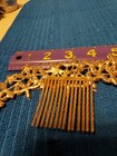 Vtg Hair Comb 7   Goldtone  Perfect French Twist