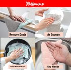 30 Pack All-purpose Home Cleaning Cloth Microfiber Kitchen Dish Towel 6   x10    Rag