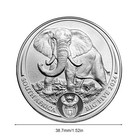 1 Oz Silver Commemorative Coin 2024 South Africa Elephant Coin Keepsake Souvenir