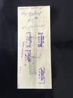Rodney Harvey Actor Original 1986 Signed Document The Return Of Billy Jack Film