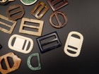 Lot Of Vintage Plastic Buckles Natural Colors  Shapes   Size Mix  sk57 