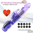 Thrusting Massager Multispeed Rabbit Dildo Vibrator G-spot Female Adult Sex Toys