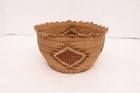 19th C  Skokomish Native American Indian Puget Sound Basket Northwest Coast Atq-