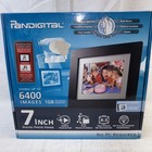 Pandigital 7 led Digital Picture Frame 6400-photo Clock Calendar Vdo Music Wi-fi