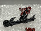 Vintage Lot  2  1973   1980 Chevy Monte Carlo Hat lapel Pins Pre-owned 