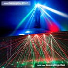 8pcs 120w Rgbw Moving Head Stage Lighting With Laser Beam Dmx For Disco Party Dj