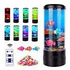 Bubble Fish Lamp Ocean Sensory 8 Color Changing Led Fish Night Bubble Fish Lamp