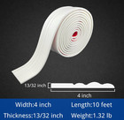 Flexible Baseboard Molding Trim  Peel And Stick Rubber Wall Base Moulding Tri   