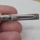 Vintage Anson Tie Clip Bar Art Deco Silvertone