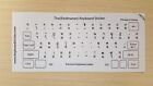 Thai Transparent Keyboard Sticker Black Letters Best Quality No Reflection