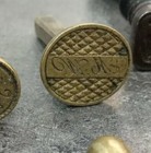 Collection Of 6 Pieces Of Brass  Antique Victorian Seal