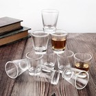 4 Pack Shot Glass Bulk Set Heavy Base  Whiskey Shot Glasses 