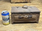 Early Iron Strong Box  no Key  10    W  6    D  6    T 