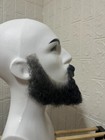Realistic Fake Beard And Moustache Set  Human Hair  Hand Knotted For Film 