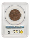 1847 47 1c Pcgs Au53  large small 47  - Braided Hair Cent