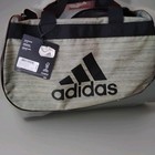 Adidas  Diablo  Small Ii Hex Print Duffel Bag  Tent Green   Black Nwt