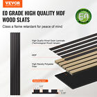 4 Pcs Acoustic Wood Wall Slat Panels 7 9 x94 5  Sound Absorbing Modern Black Oak