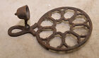 Antique Cast Iron Primitive Candle Holder Kitchen Trivet Collectible Farm Tool