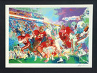 Leroy Neiman    1980 s Vintage Signed Print Framed     49ers Vs Dolphins  