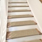 Pure Era Bullnose Carpet Stair Treads Set Tape Free Non-slip Indoor Stair Pro   