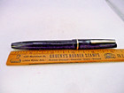 Osmiroid Vintage English  65 Black Lever Fill Pen--italic Fine Straight Nib