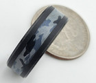 Mens Fg Tungsten Carbide Wedding Band Ring Black   Camo Size 10  7mm Width