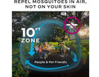 Thermacell Radius Rechargeable Mosquito Repeller 10ft Zone Outdoor Patio Gen 2 0