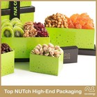 Cravings Gourmet Fruit   Nut Gift Basket Green Tower 12 Piece Assorted Snack Set