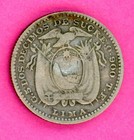Ecuador Galapagos Counterstamped On 2 Decimos De Sucre 1896  Km   51 3 F-vf 