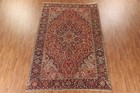 Antique Area Rug 8x13 Ft pre-1900 Vegetable Dye Heriz Serapi Oriental Wool Rug