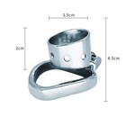 Steel Male Chastity Cage  Short Design  Bdsm Training Bondage Lock Device