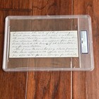 Abraham Lincoln   Psa   Handwritten Legal Case Cut From An Autograph Doc Signed