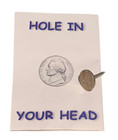 Funny Hole In Your Head Nickel Prank Nail Spike Magic Trick Joke Coin Gag Pocket