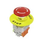 2 Pcs X Red Mushroom Emergency Stop Push Button Switch No   Nc 22mm Cnc Gecko