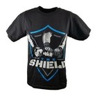 The Shield Hands In United 2-side Black T-shirt  Unisex Wwe Tee