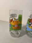 Mcdonald   s Peanuts Camp Snoopy Collection Glasses Complete Set Of 5 Vintage 1983