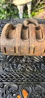 Antique Fine Old Vintage Triple Wood Block   Tackle Pulley Boating  All Purpose 