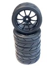 4pcs Tires   Wheels For Hsp Hpi Rc 1 10 On Road Drift Racing Car 12mm Hex