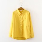 Women s Blouse Chiffon Long Sleeve Ladies T Shirt Casual Loose Short Dress Tops