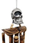 Skeleton Beautiful Bamboo Wind Chime Outdoor Garden Lanai Decor Musical Sound