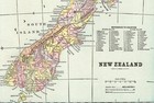 1899 Antique New Zealand Map George Cram Atlas Map Of Tasmania 2469
