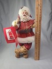 Possible Dreams Coca-cola Santa Leaning 468004 Original 1999 Freestanding Statue