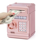 Electronic Piggy Bank For Kids - Atm Coin Money Bank  Savings Box Toy Gift 3-12