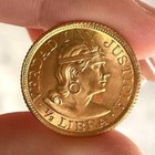 Republic Of Peru 1 2 Pound 1964 Gold Unminted Expert