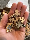 Vintage Russell   s Wooden Jigsaw Puzzle 217 Pieces Made In Usa One Piece Missing