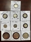 Mixed Lot World Silver Coins   Franklin Half     Total Asw 1 3977 Oz     Fun Set