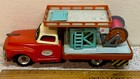 Rare 1955 Yoshiya Ko Japan Friction Tin Toy Telephone Service Truck In Box Nm